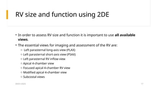 Modified Rv Focused View Cardiac Chamber quantification by echocardiography.pptx
