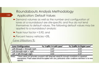 Tteng 422 s2021 module 2b: Roundabout Capacity Analysis and Level of ...