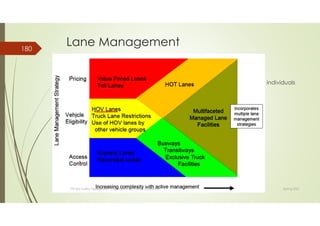 Tteng 422 S2021 Module 3: Lane Management | PDF