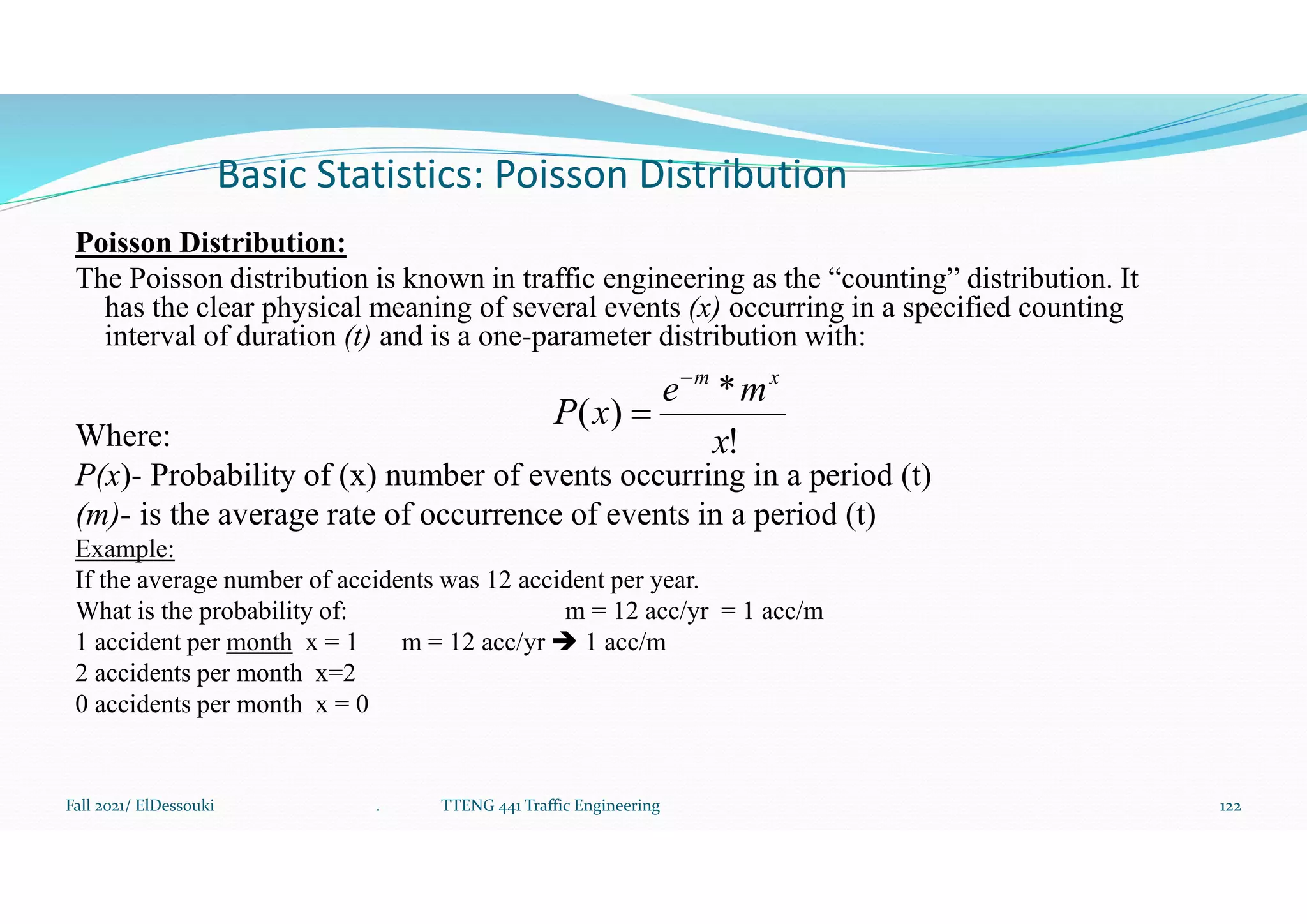 Tteng 441 traffic engineering fall 2021 part2 | PDF