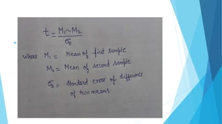  Yahan t test k formule ki pic lagani h
 