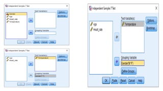 t test using spss | PPTX
