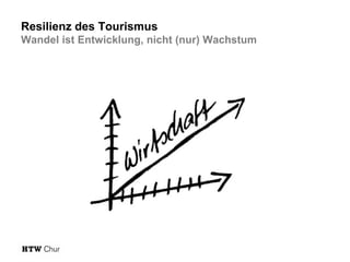 Resilienz des Tourismus
Wandel ist Entwicklung, nicht (nur) Wachstum

 