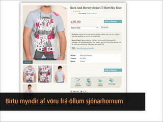 Birtu myndir af vöru frá öllum sjónarhornum
 