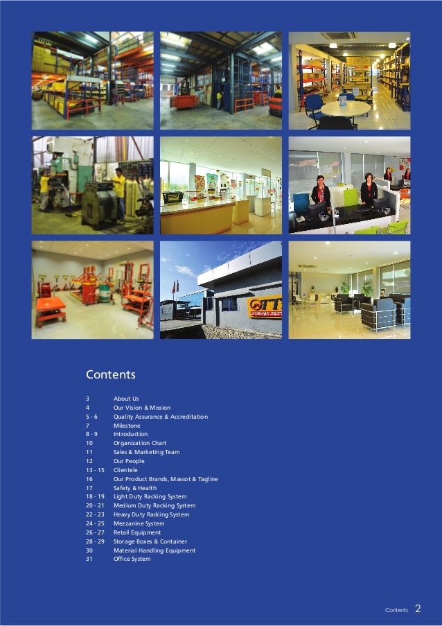 Ttt Storage System Company Profile Catalogue 2016