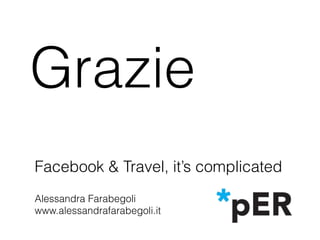 Facebook & Travel - it's complicated