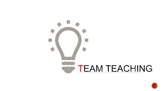 teaching methods - Team Teaching and Group discussion | PPTX