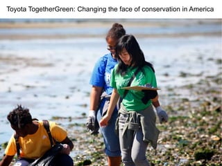 Toyota TogetherGreen: Changing the face of conservation in America
 