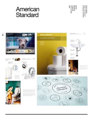 CHALLENGE
Claim 140 Years of
Everyday Innovation
work
Branding
Collateral
Point-of-Sale
Web
American
Standard
 