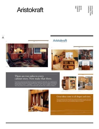 CHALLENGE
Establish Trade
Leadership
work
Branding
Collateral
Web
Aristokraft
 