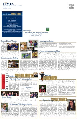 Trinity Times May 2011 | PDF