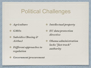 Political Challenges
 