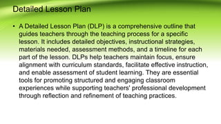 daily log lesson plan and detailed lesson plan | PPTX | Special ...