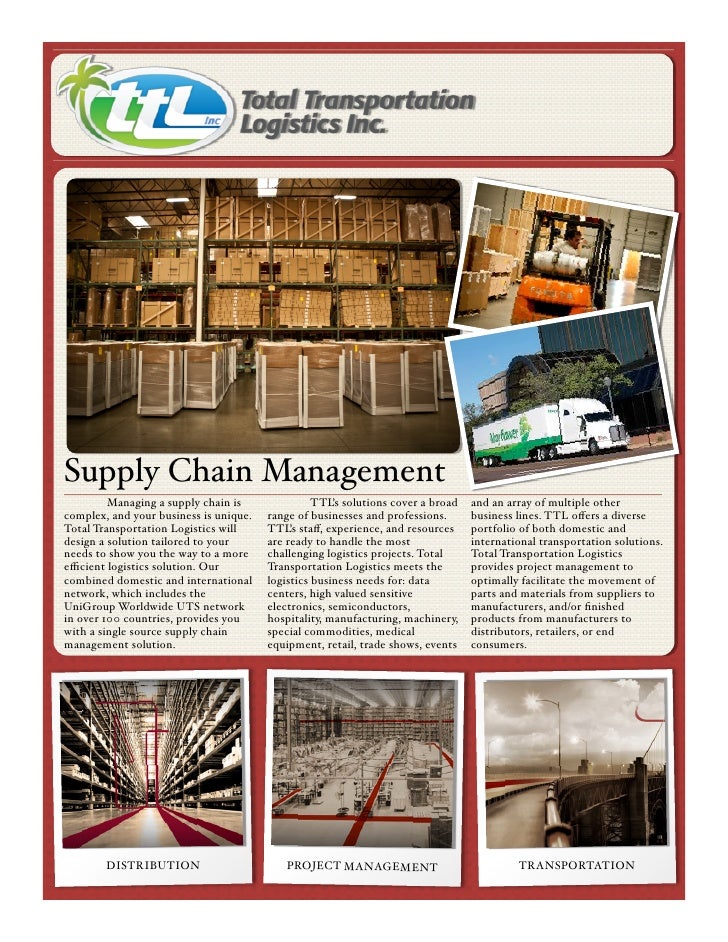 ttl supply chain flyer corporate supply chain flyers