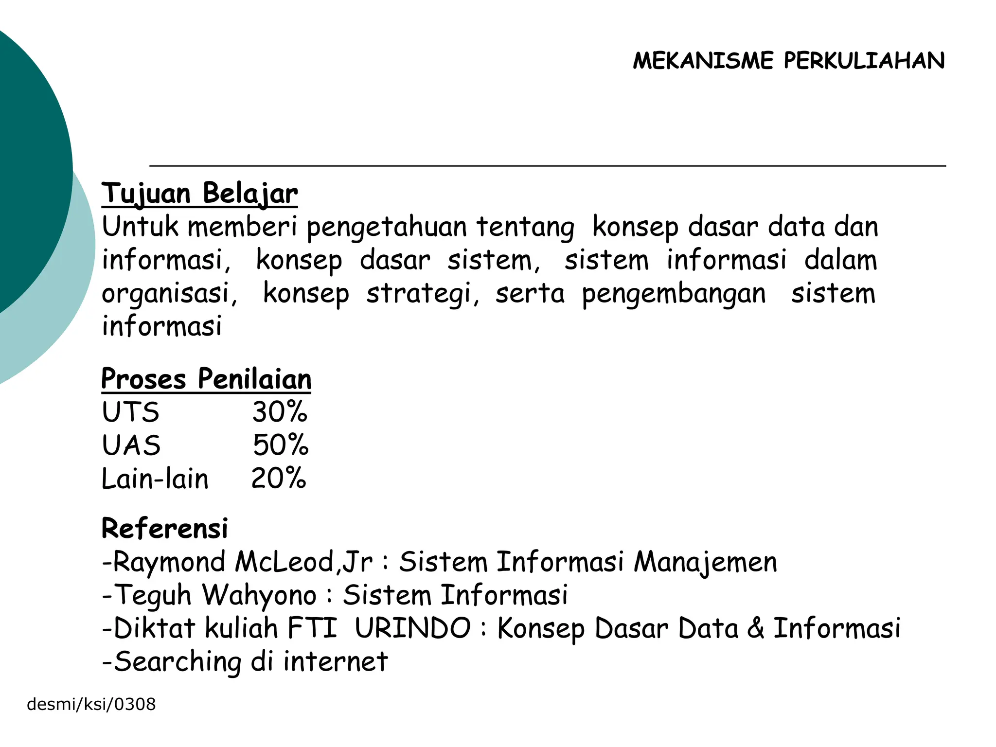 Data Dan Informasi Informatika Konsep Sistem Informasi dan Informatika.ppt