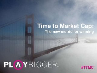 #TTMC
Time to Market Cap:
The new metric for winning
 