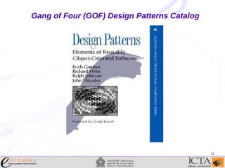 Gang of Four (GOF) Design Patterns Catalog

16

 