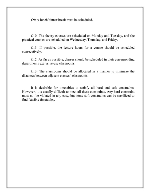 Time Table Management System | PDF | Computing | Technology & Computing