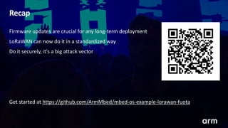 Firmware Updates over LoRaWAN - The Things Conference 2019