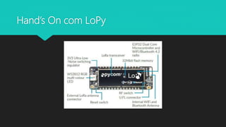 Hand’s On com LoPy
 