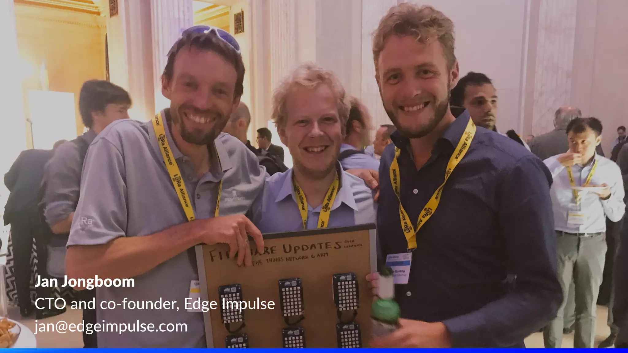 Jan Jongboom
CTO and co-founder, Edge Impulse
jan@edgeimpulse.com
 