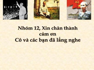 Slide thuyết trình - Tư tưởng Hồ Chí Minh