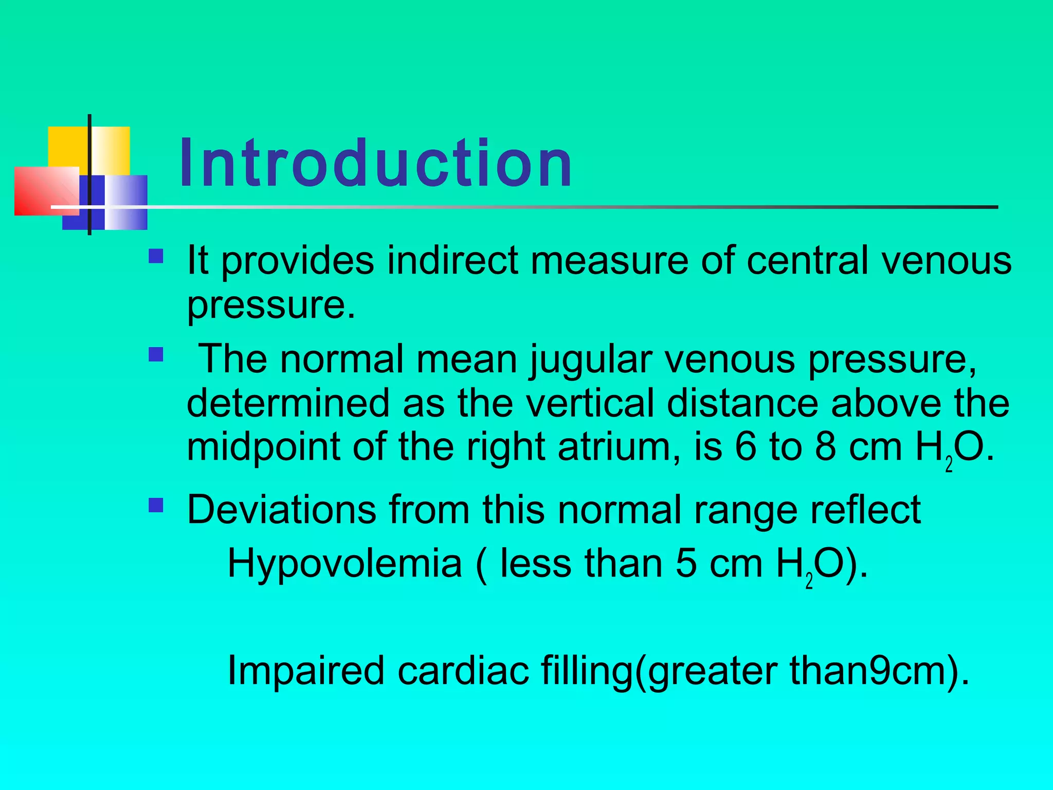 What Is Normal Jugular Venous Pressure