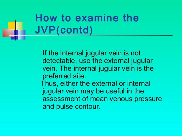 Jugular Venous Pressure Assessment