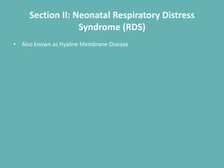 Comprehensive Overview of Neonatal Respiratory Disorders: TTN and RDS | PDF