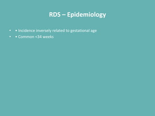 Comprehensive Overview of Neonatal Respiratory Disorders: TTN and RDS | PDF