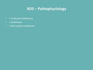 Pathophysiology For Rds Comprehensive Overview of Neonatal Respiratory Disorders: TTN and RDS | PDF
