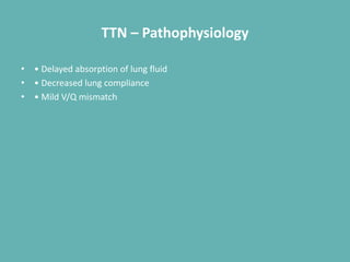 Comprehensive Overview of Neonatal Respiratory Disorders: TTN and RDS | PDF