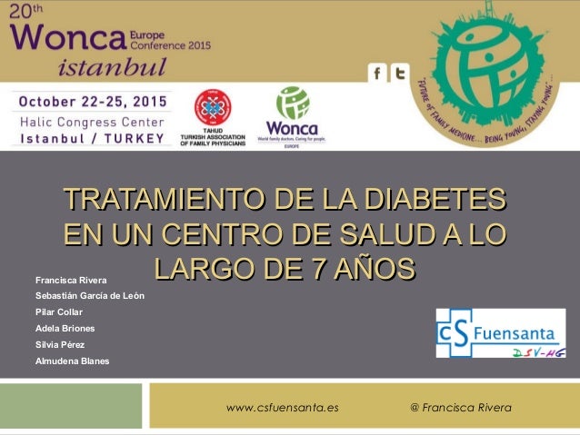 Tratamiento de la diabetes en un centro de salud a lo Tratamiento de la diabetes en un centro de salud a lo
