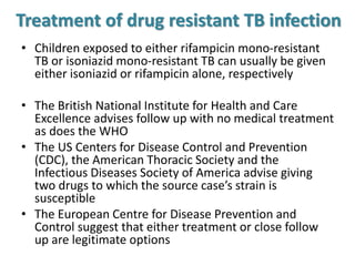 treatment of drug resistant TB in pediatrics | PPTX
