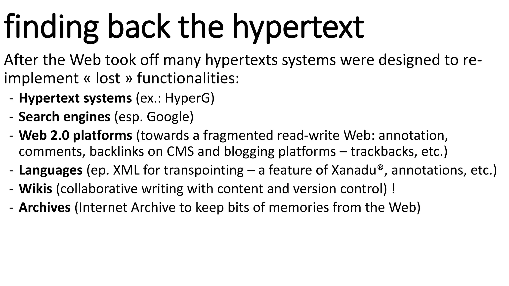 « Agencements? » (assemblages)
« Ce qu’apporte la notion d’agencement (et de manière plus explicite
que ne pourront jamais le faire les notions de dispositif,
d’assemblage ou d’arrangement), c’est une réponse à la question
des sources et des modalités de l’action. (…) Je propose, pour
clarifier une terminologie qui n’est pas exempte d’ambiguïtés,
qu’on réserve la notion d’agencement à la combinaison :
arrangement + action spécifique, et que l’on qualifie l’agencement
pour désigner le type d’action spécifique qui est en jeu. On pourra
ainsi parler d’agencement technique, politique, scientifique, etc.,
chaque agencement donnant forme par les cadrages qu’il organise à
un certain mode d’action collective. »
(Michel Callon)
 