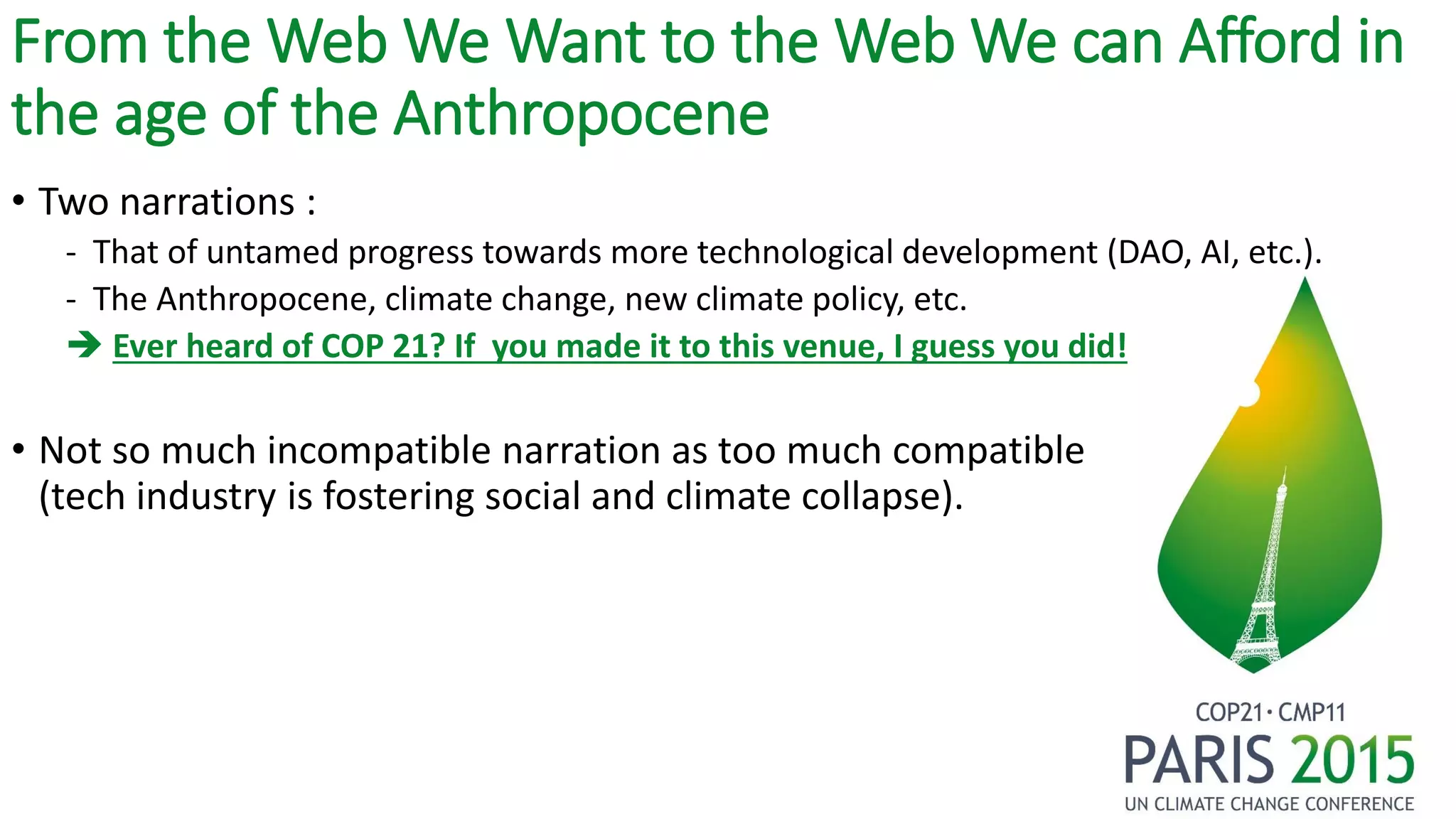 Web of Resources & (meta)data:
the way to distinguish resources and links
data
person document
program
metadata
F
 