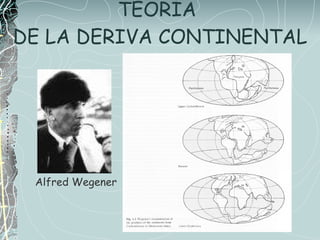 TEORÍA  DE LA DERIVA CONTINENTAL Alfred Wegener 