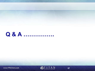 67
Q & A …………….
 
