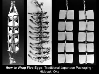 How to Wrap Five Eggs: Traditional Japanese Packaging -
Hideyuki Oka
 