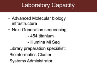 Tick research at ILRI