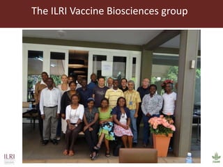 Current and future animal vaccine research activities at ILRI
