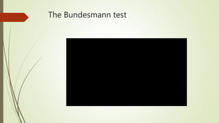 The Bundesmann test
 