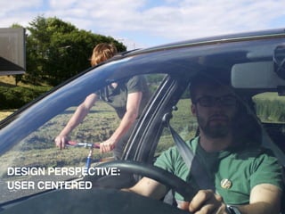 DESIGN PERSPECTIVE:
USER CENTERED
 