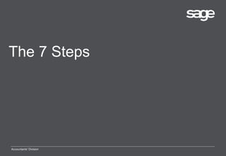 The 7 Steps
Accountants' Division
 