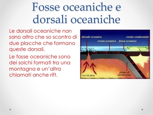 Che Cosa Sono Le Dorsali Oceaniche
