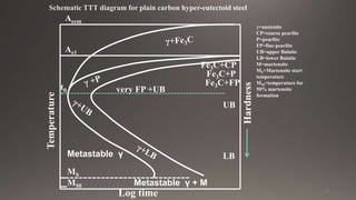 Temperature Time Transformation Diagram (TTT Diagram) | PPTX