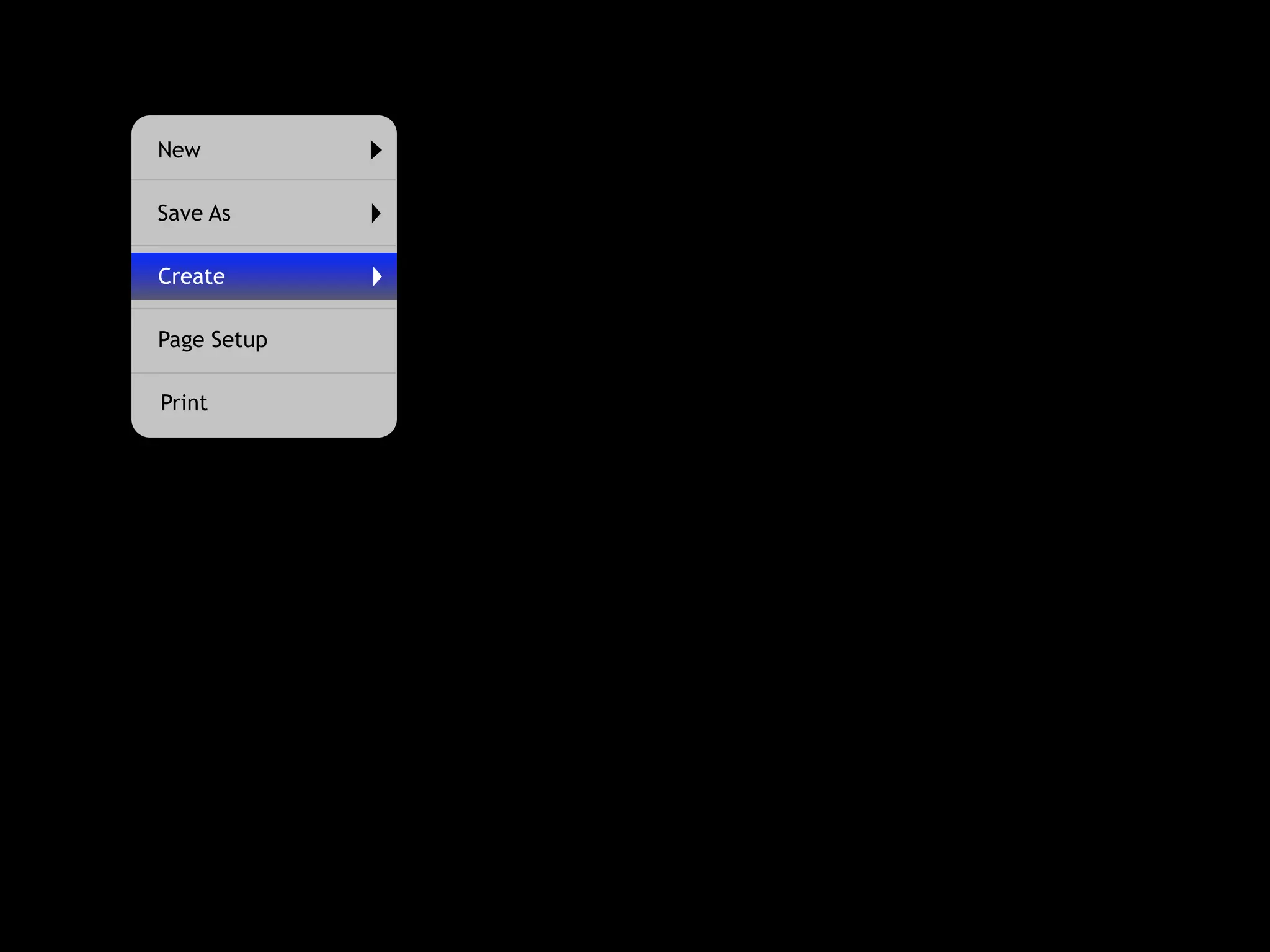 New

Save As

Create




             Remember...
Page Setup

Print
 