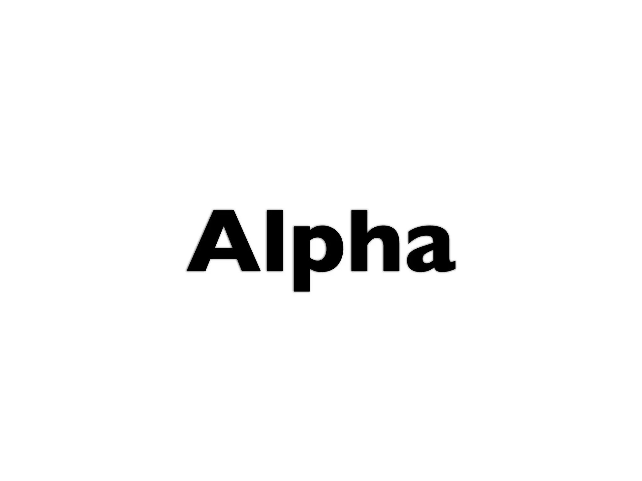 Alpha
 