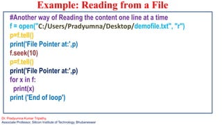 Python-File handling-slides-pkt | PDF