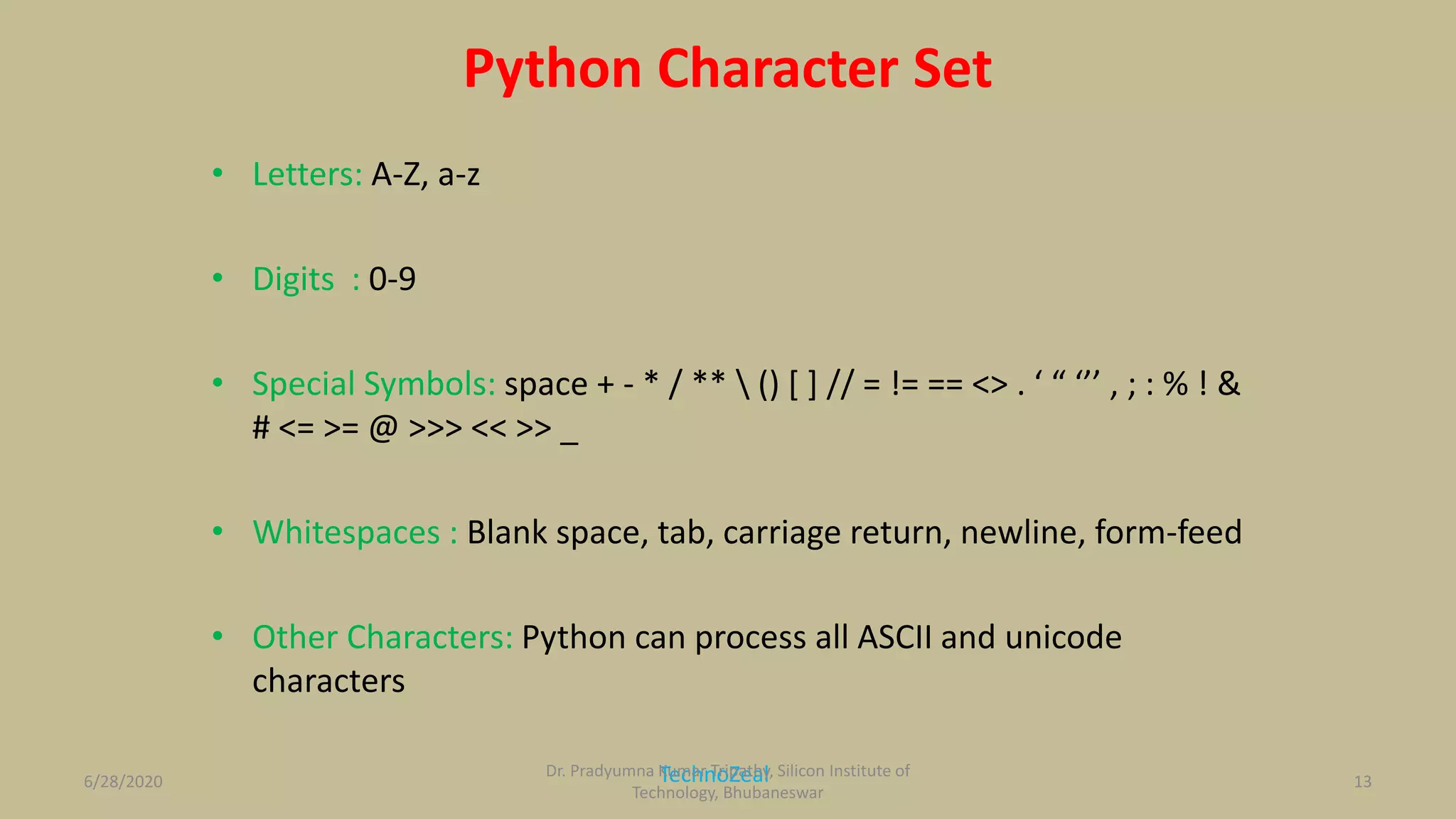 Python-Introduction-slides-pkt | PPT